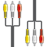 AV:Link 3 x RCA plugs to 3 x RCA plugs lead 5.0m