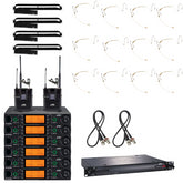 JTS 12-Way School Headset Performance Bundle 12ch Wireless Headset System
