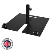 eLumen8 Tankverschluss mit Rädern für Gerüstrohrstange 50 mm