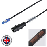Mennekes 1m 2.5mm 16A Male Mennekes - PowerCON Cable