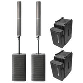 2x dB Technologies ES 1002 Système audio à haut-parleur actif 1 800 W avec couvercle