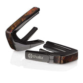 Thalia Black Chrome Finish Capo With Tennessee Whisky Wing Inlay