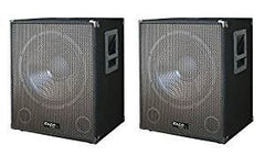 2 caissons de basses actifs Ibiza Sound 15" 800 W 2 caissons de basses actifs Ibiza Sound 15" 800 W