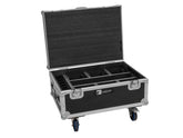 Roadinger Flightcase 6x AKKU IP TL-3 QCL Trusslight CRMX with Charging Function and Castors