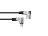 Omnitronic Xlr Cable 3Pin 1.5M 90? Bk
