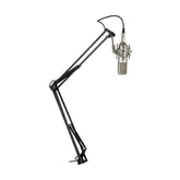 Showgear Broadcast-Ständer, Studio-Mikrofonhalter, Befestigung am Tisch