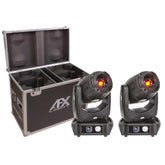 Lyre AFX HOTBEAM-3R-PACK 150W (BEAM-SPOT-WASH) dans un Flight Case