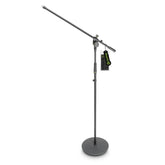 Gravity MS2321B Microphone Stand Round Base 2-Point Adjustment Boom