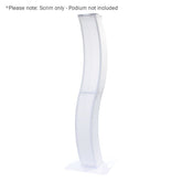 Equinox Ersatz-Scrim für 2,0 m Curve-DJ-Sockelsatz