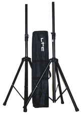 Ibiza Sound SS01B Paire de supports d'enceintes inc. Sac de transport