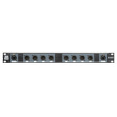 Showgear DS-24M/5 DMX Rack Split 8x convertisseur XLR mâle 5 broches vers 2x femelle RJ45 CAT5