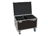 ROADINGER Flightcase 4x LED Theater COB 200 Serie, mit Rollen