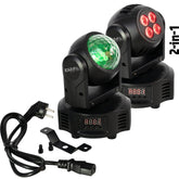 Ibiza MH-ASTRO-WASH Dual DMX Moving Head Astro Wash