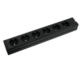 Eurolite Distributor 6-Fold Alu Bk