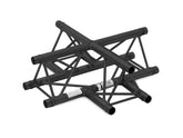 Alutruss Decolock Dq3-Spac41 4-Wege-Kreuzstück Schwarz