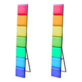 2x LEDJ Mood Bar Classic Retro LED Colour Changing Light Box DJ Effect Panel 1.6