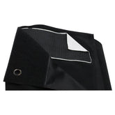 LEDJ 6m x 6m Black Serge Drape Curtain Backdrop