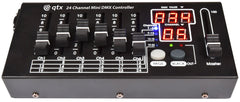 QTX MDMX-24 Mini DMX Controller 24 Channel QTX MDMX-24 Mini DMX Controller 24 Channel