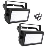 2x Chauvet DJ Shocker Panel 480 LED High Power Strobe Light Blinder