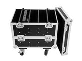 Roadinger Flightcase 8× IP PIX Strobe RGB CW+WW Wheeled