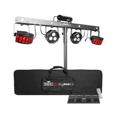 Chauvet Gigbar 2.0 + 2x B-Hype 10 Speakers and Stands
