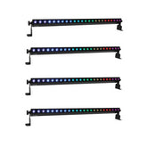 4x Showtec Sonus Bar 8B Battery RGBW 1M LED Light Bar