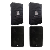 2x BishopSound Orion 15" Active 1200w Full Range Speaker Bluetooth BO115A4
