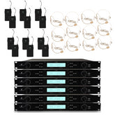 Intimidation Sonic Duo UHF 12 Way Wireless Headset Microphone System