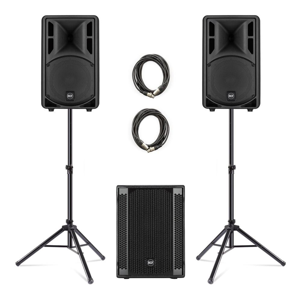 2x RCF ART-310A 702-AS II Subwoofer PA Package 3000W DJ Disco