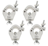4x HQ Power Heavy Duty Half Coupler 50mm 350kg Truss Clamp