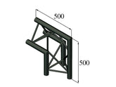 Alutruss Trilock S-Pac 24 2-Way Corner 90?/\ Black
