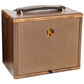 Kinsman Ampli acoustique 25 W Alimentation secteur/batterie Bluetooth Wood Busker PA