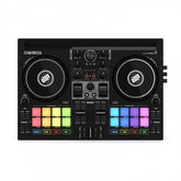 Reloop Buddy Kompakter DJAY-Controller mit 2 Decks für iOS/iPad OS/Android/Mac und PC