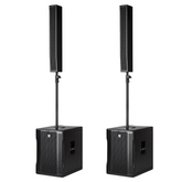 2x RCF Evox 12 Aktives Zweisäulen-Array-Lautsprechersystem 1400W DJ-Disco-Soundsystem
