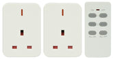 Mercury Remote Control Mains Sockets - Set of 2