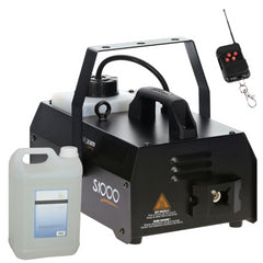 Algam S1000 1000W Smoke Machine inc Wireless remote & 5L fog fluid Algam S1000 1000W Smoke Machine inc Wireless remote & 5L fog fluid