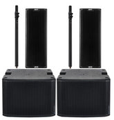 2x dB Technologies INGENIA IG1T Enceinte active 2 voies 800w + 2x SUB915 Caisson de basses actif 15" et 2x Poteaux d'enceintes