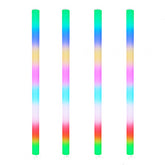 4x Equinox Pulse Tube LED Regenbogen Farbwechsel DJ Disco Party Lichteffekt