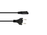 Omnitronic Euro Power Cable 1.5M Bk