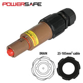 eLumen8 Powersafe 500A Line Drain 120mm2 L1 Brown