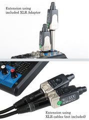 Xvive Dual Wireless Audio System For Audio  - Black Xvive Dual Wireless Audio System For Audio  - Black
