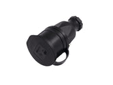 PC-Elektro-Sicherheitsstecker, Gummi, Schwarz/Bu