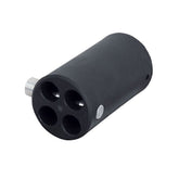 Wentex 4W connector complete f. 45,7mm tube black