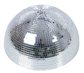 Eurolite halber Spiegelball, motorisiert, 40 cm, 400 mm, Disco-Glitzerball, Party-Spiegelball