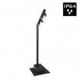 Briteq BTI-AKKUPOLE BLACK Outdoor Battery LED Lighting Pole Wireless DMX