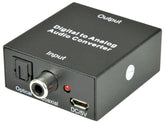 AV:Link Digital Audio zu Analog Audio Konverter optisch zu Phono