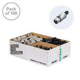 Neutrik XLR 3-Pin Female Cable Socket NC3FXX-WOB (Pack of 100)