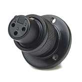 Cad Astatic Flangemount With Xlr & Lock Ring For Gooseneck Mic