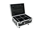 Roadinger Flightcase 4X Akku Up-4 Quickdmx mit Ladefunktion