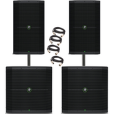 2x Mackie Thump215 & Thump 115S Subwoofer 5600W Aktives PA-System